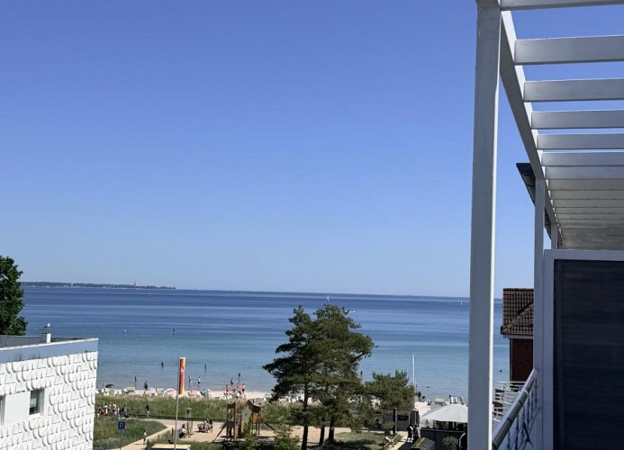 Ausblick vom Balkon