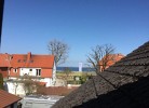 Teilmeerblick vom Balkon seitlich des Daches/Hauses