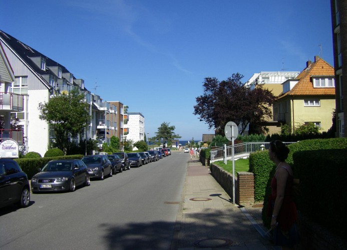 Weg zum Strand