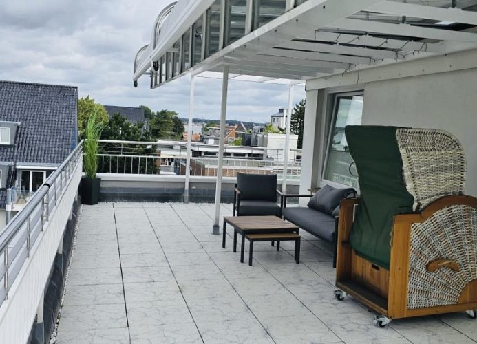 Dachterrasse mit Loungemöbel